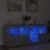 Servantă cu lumini LED, gri beton, 164x37x67 cm GartenMobel Dekor