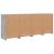 Servantă cu lumini LED, gri beton, 164x37x67 cm GartenMobel Dekor