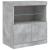Servantă cu lumini LED, gri beton, 142,5x37x67 cm GartenMobel Dekor