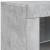 Servantă cu lumini LED, gri beton, 163x37x67 cm GartenMobel Dekor