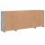 Servantă cu lumini LED, gri beton, 163x37x67 cm GartenMobel Dekor