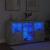 Servantă cu lumini LED, gri beton, 123x37x67 cm GartenMobel Dekor