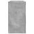 Servantă cu lumini LED, gri beton, 123x37x67 cm GartenMobel Dekor