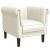 Set de canapele, 3 piese, crem, catifea GartenMobel Dekor