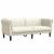 Set canapea 2 piese, crem, catifea GartenMobel Dekor