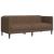 Set de canapele, 3 piese, maro, textil GartenMobel Dekor