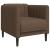 Set de canapele, 3 piese, maro, textil GartenMobel Dekor