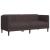 Set canapele, 2 piese, maro închis, material textil GartenMobel Dekor