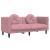 Set canapea cu perne, 2 piese, roz, catifea GartenMobel Dekor