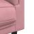 Set canapea cu perne, 2 piese, roz, catifea GartenMobel Dekor