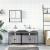 Set mobilier de baie, 3 piese, gri sonoma, lemn prelucrat GartenMobel Dekor