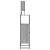 Set mobilier de baie, 3 piese, gri sonoma, lemn prelucrat GartenMobel Dekor