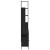 Set dulapuri de baie, 4 piese, negru, lemn prelucrat GartenMobel Dekor