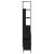 Set mobilier de baie, 3 piese, negru, lemn compozit GartenMobel Dekor