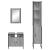 Set mobilier de baie, 3 piese, gri sonoma, lemn prelucrat GartenMobel Dekor