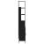 Set mobilier de baie, 3 piese, negru, lemn compozit GartenMobel Dekor