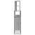 Set mobilier de baie, 4 piese, gri sonoma, lemn prelucrat GartenMobel Dekor