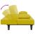 Set de canapele cu perne, 2 piese, galben, catifea GartenMobel Dekor