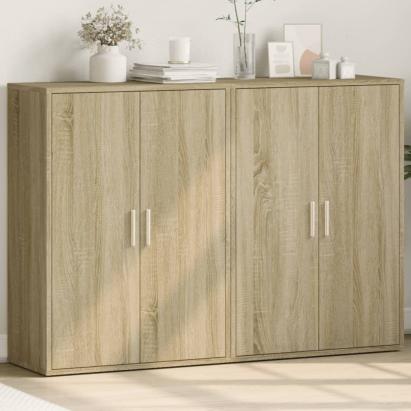 Dulapuri, 2 buc., stejar sonoma, 60x31x84 cm, lemn prelucrat GartenMobel Dekor
