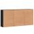 Dulapuri, 3 buc., negru, 60x31x84 cm, lemn prelucrat GartenMobel Dekor