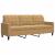 Set de canapele cu perne/rulouri, 3 piese, maro, catifea GartenMobel Dekor