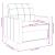 Set de canapele cu perne/rulouri, 3 piese, albastru, catifea GartenMobel Dekor