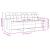 Set de canapele cu perne/rulouri, 3 piese, albastru, catifea GartenMobel Dekor