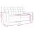 Set de canapele cu perne, 2 piese, galben, catifea GartenMobel Dekor