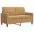 Set de canapele cu perne, 2 piese, maro, catifea GartenMobel Dekor