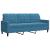 Set de canapele cu perne/rulouri, 2 piese, albastru, catifea GartenMobel Dekor