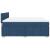 Pat box spring cu saltea, albastru, 180x200 cm, material textil GartenMobel Dekor