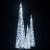 Set conuri decorative cu LED-uri, alb rece, 60/90/120 cm, acril GartenMobel Dekor