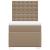 Pat box spring cu saltea, cappuccino, 80x200 cm piele ecologică GartenMobel Dekor