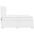 Pat box spring cu saltea, alb, 180x200 cm, piele ecologică GartenMobel Dekor