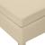 Scaun cu picioare din lemn, crem, material textil GartenMobel Dekor