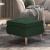 Scaun cu picioare din lemn, verde închis, material textil GartenMobel Dekor