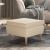 Scaun cu picioare din lemn, crem, material textil GartenMobel Dekor