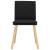 Scaune de sufragerie 6 buc. negru material textil GartenMobel Dekor