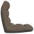 Scaun de podea pliabil, gri taupe, material textil GartenMobel Dekor