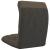 Scaun de podea pliabil, gri taupe, material textil GartenMobel Dekor