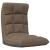 Scaun de podea pliabil, gri taupe, material textil GartenMobel Dekor