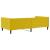 Pat de zi, galben, 100x200 cm, catifea GartenMobel Dekor