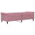 Pat de zi, roz, 80x200 cm, catifea GartenMobel Dekor