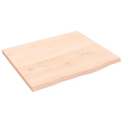 Poliță de perete, 60x50x2 cm, lemn masiv de stejar netratat GartenMobel Dekor
