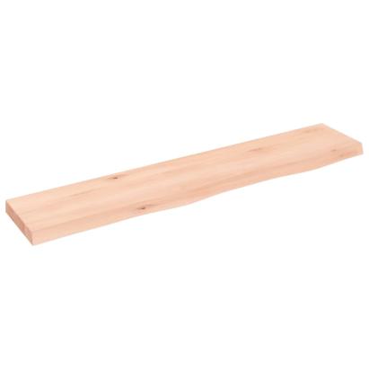 Poliță de perete, 100x20x4 cm, lemn masiv de stejar netratat GartenMobel Dekor