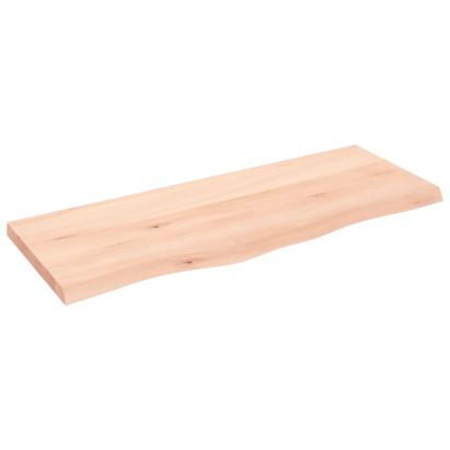 Poliță de perete, 100x40x(2-4)cm, lemn masiv de stejar netratat GartenMobel Dekor