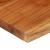 Blat de masă pătrată 60x60x3,8 cm lemn masiv acacia margine vie GartenMobel Dekor