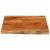 Blat de masă pătrată 60x60x3,8 cm lemn masiv acacia margine vie GartenMobel Dekor
