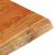 Blat de masă pătrată 60x60x3,8 cm lemn masiv acacia margine vie GartenMobel Dekor