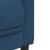 Canapea cu 2 locuri, albastru, material textil GartenMobel Dekor